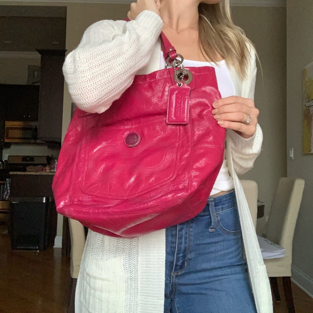 Coach // Pink coach purse